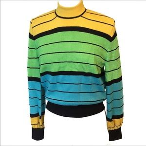 St. John Collection Santana Mock Neck Sweater